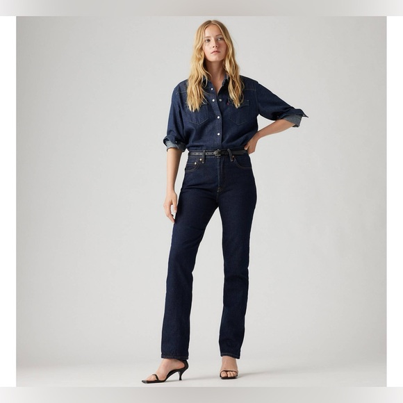 nwot LEVI’S | Original 501’s (dark wash- ‘deep breath’) - Picture 4 of 4